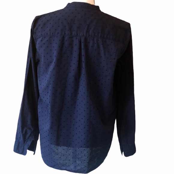 Gap - Swiss Dot blouse with pin tuck bodice Sz Med - Picture 4 of 9